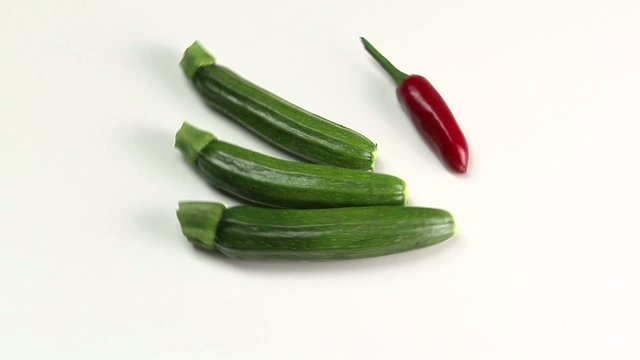 zucchine e peperoncino