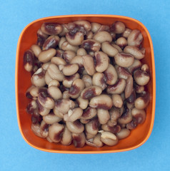 Bowl of Canned Black Eyed Peas