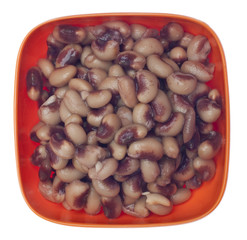 Bowl of Canned Black Eyed Peas