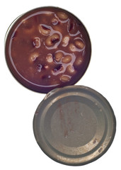 Canned Black Eyed Peas in Tin Can