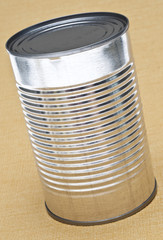 Tin Can on Yellow