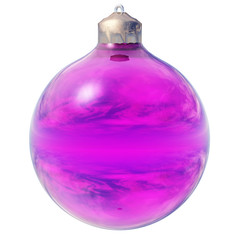 High resolution Christmas ornament reflecting the sky