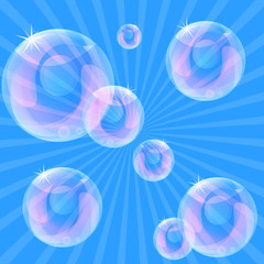 Realistic vector bubbles