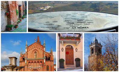 Obraz premium Overview of Langhe - Piedmont, Italy