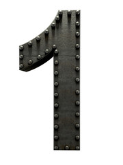 Forge metal font rivet