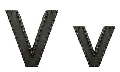 Forge metal font rivet
