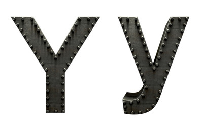 Forge metal font rivet