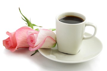 Fototapeta na wymiar cup of small black coffee