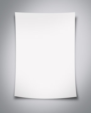 Blank White Paper Background