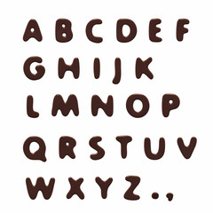 chocolate letters