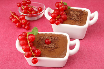 dessert, mousse chocolat