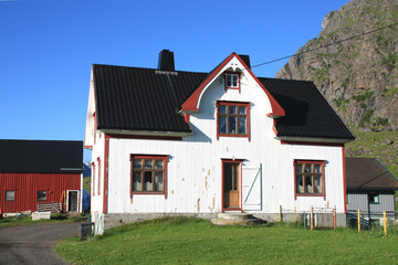 Old house of Uttakleiv