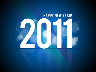 Illustration "Happy New Year 2011"