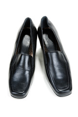 Black feminine loafers