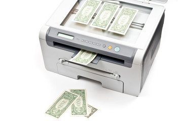 Printer and dollars