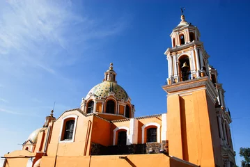 Zelfklevend Fotobehang Santuario de los remedios, Cholula, Puebla. © Noradoa