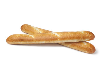 Whole French baguettes