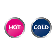Icon vector web illustration hot cold