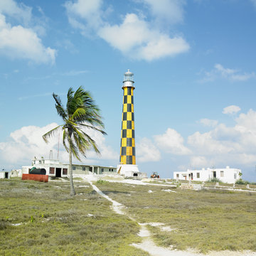 lighthouse, Cayo Paredón Grande, Camaguey Province, Cuba