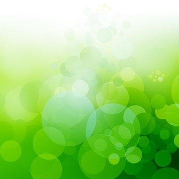 Background for spring in green