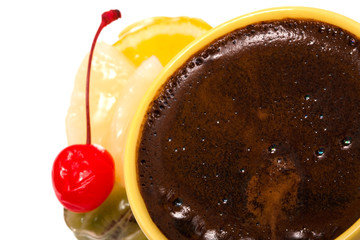 coffee and a dessert