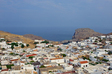 Obraz premium Lindos in Griechenland