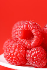 fresh raspberries