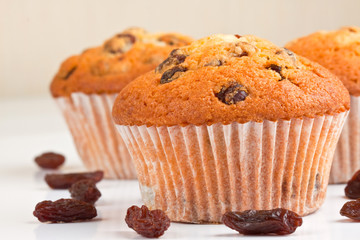 Breakfast with muffins