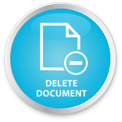 Process Flow Icon - Delete Document