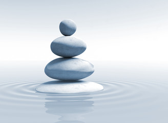 Fototapeta na wymiar zen - stones in balance