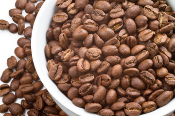 Coffee beans in bowl