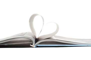 Heart in book