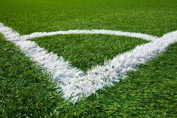 Corner of a soccer field