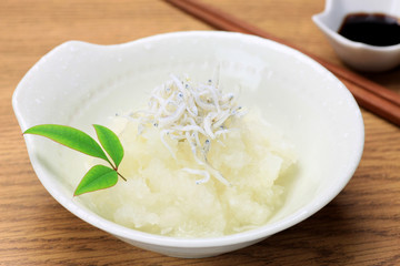 Japanese food(daikonoroshi)