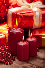 Candles and gift
