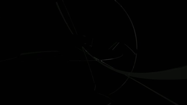Looping Chrome Rings on Black HD