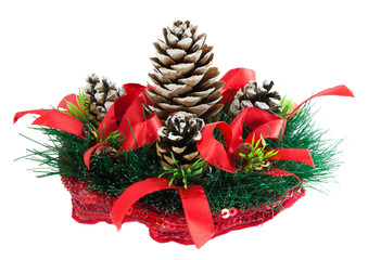Christmas tree with a pinecone