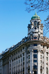 Fototapeta premium Gebäude an Plaza de Mayo, Buenos Aires
