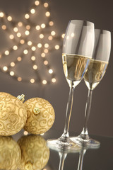 Champagne Christmas Glasses