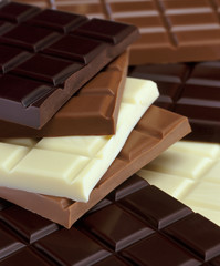 Tablettes de chocolat