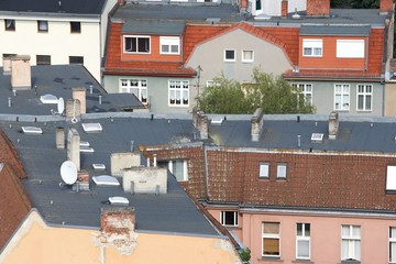 Obraz premium Dächer einer Großstadt