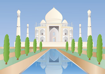 Fototapeta premium Taj Mahal
