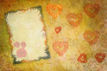 valentine abstract background