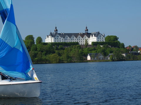 Segelboote auf dem Pl&ouml;ner See