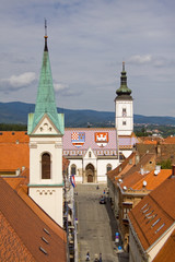 Church of St Mark, Zagreb. Croatia