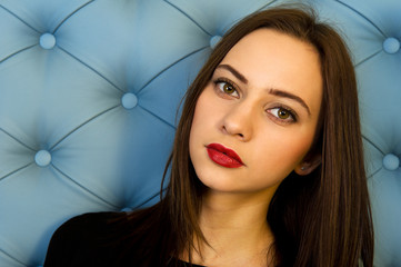 Portrait of the beautiful woman