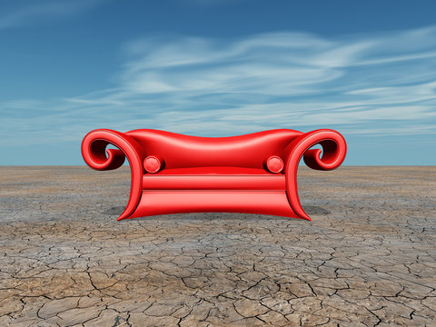 Rote Couch