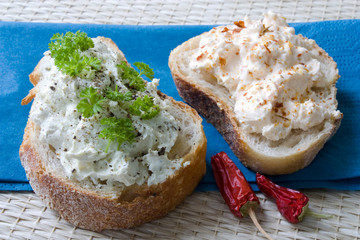 Bruschetta mit Dips
