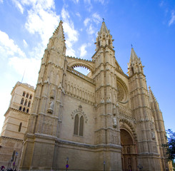 Fototapeta na wymiar Kathedrale La Seu - Palma - Mallorca