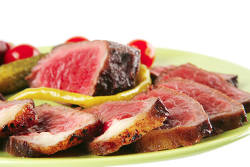 meat slices and chunk
